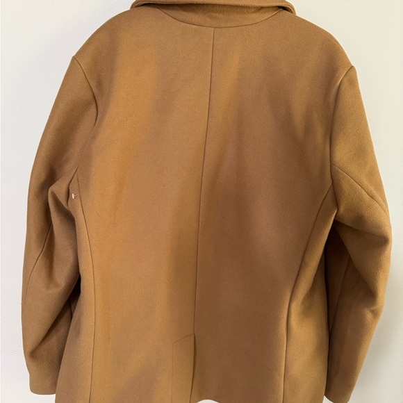 Old Navy Men's Double-Breasted Tan Pea Coat - Picture 6 of 9